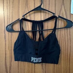 Pink Victoria's Secret ultimate black sports bra XS